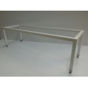 Open carrier table, 240cm with adjusting bolts