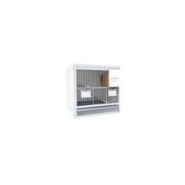 1 cage 50cm wide, 40cm high with finch nest tray